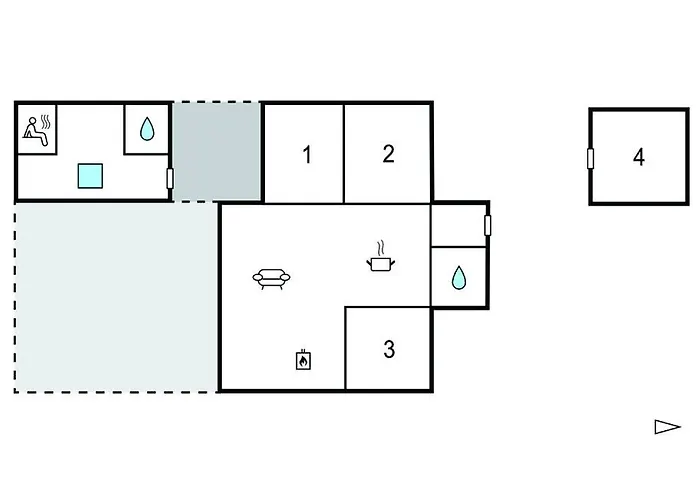 Σπίτι διακοπών Awesome In Hvide Sande With Sauna